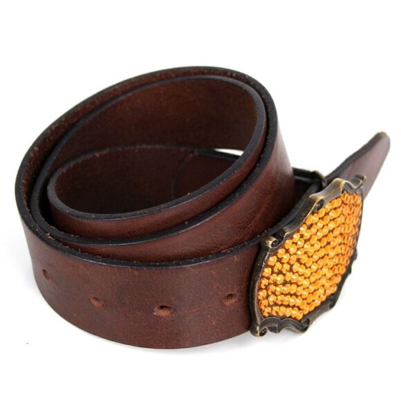 Joomi Joolz BUCKLE BROWN GENUINE LEATHER 1.5\